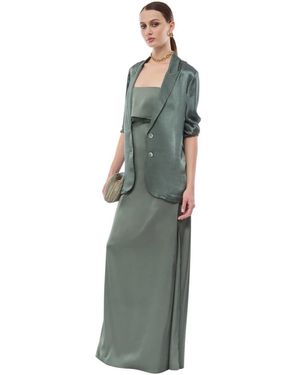 Nenette Slip-Cut Blazer - Grün
