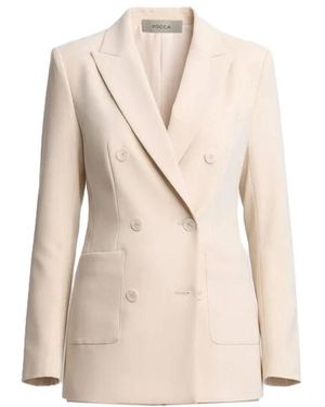 Kocca Soft Elegance Gestructureerd Jasje - Naturel