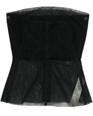 Rick Owens Sleeveless Tops - Negro