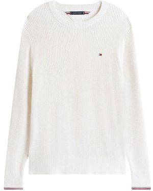 Tommy Hilfiger Round-Neck Knitwear - White