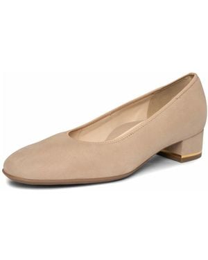 Ara Pumps Mit Runder Spitze - Natur