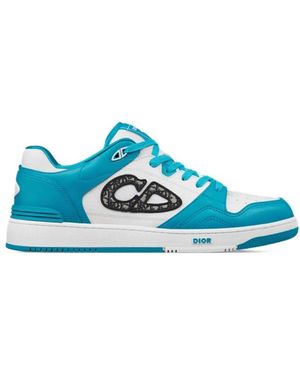 Dior Blau Weiß Low-Top Herren Sneakers