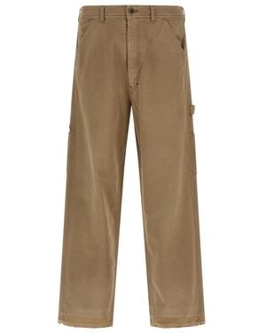 Maison Margiela Herringbone Workwear Broeken - Bruin