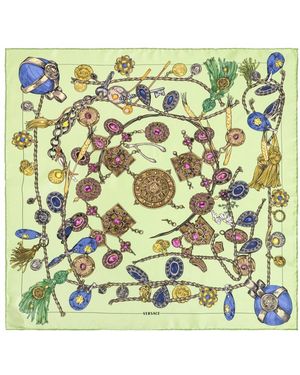 Versace Silky Scarves - Vert