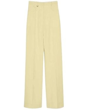 Jacquemus Wide Trousers - Yellow