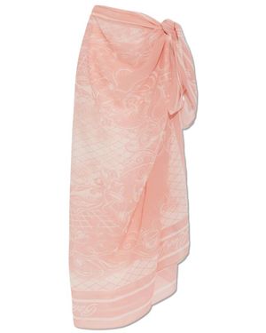 Balmain Zijden Pareo - Roze