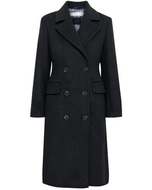 Inwear Double-Breasted Coats - Black