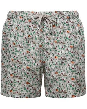 MC2 Saint Barth Badmode ,Veelkleurig ,Beachwear - Blauw