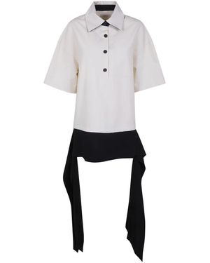 Entire studios 6264 Ponge Polo Top - Weiß