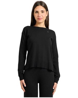 K-Way Domitine Baumwollpullover - Schwarz