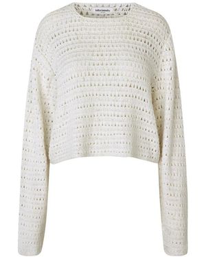 Lolly's Laundry Round-Neck Knitwear - Bianco