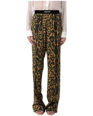 Tom Ford Wide Pants - Green