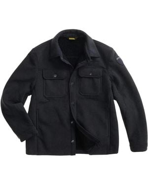 Blauer Jassen ,Blauw ,Corduroy Jas Fourth