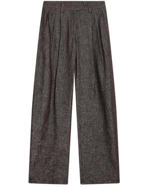 Brunello Cucinelli Wide Trousers - Gris