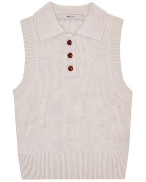 REMAIN Birger Christensen V-Neck Knitwear - White
