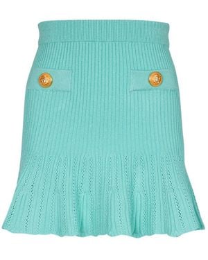 Balmain Short Skirts - Azul