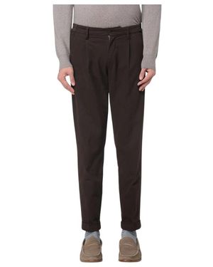 Fay Slim-Fit Trousers - Grey
