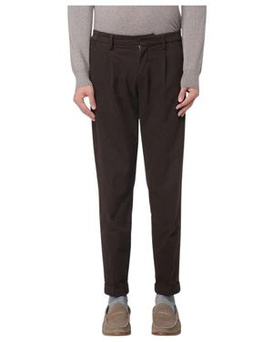 Fay Slim-Fit Trousers - Grijs