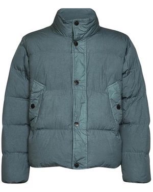Stone Island Crinkle Reps Ny Down Jacket - Blauw