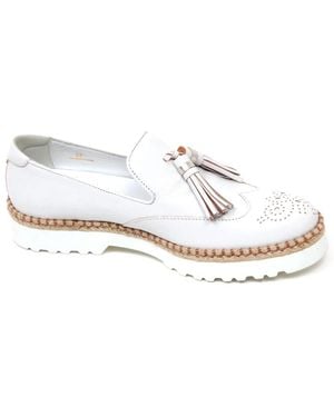 Hogan Loafers - White