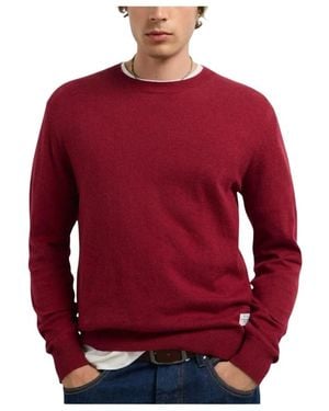Pepe Jeans Round-Neck Knitwear - Red