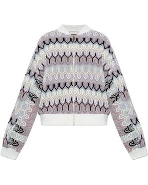Elisabetta Franchi Bomber Jackets - Grey