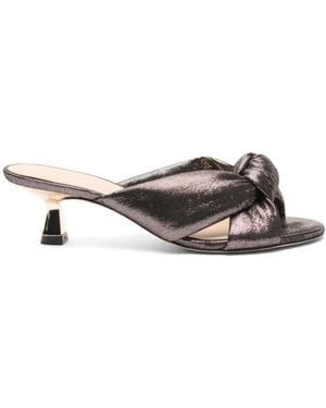 Stuart Weitzman Heeled Mules - Grey