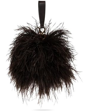 Ferragamo Mini Double Gancini Clutch - Schwarz