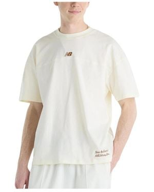 New Balance Training T-Shirts - Bianco