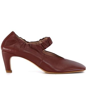 Elena Iachi Court Shoes - Red