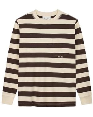OLAF HUSSEIN Long Sleeve Tops - Marrón