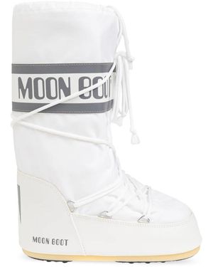 Moon Boot Icon Nylon Sneeuwlaarzen - Wit