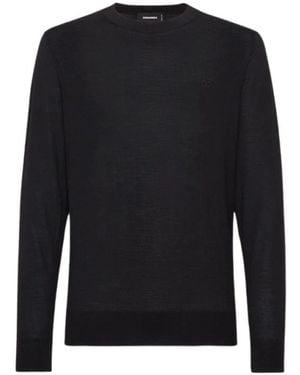 DSquared² Round-Neck Knitwear - Noir