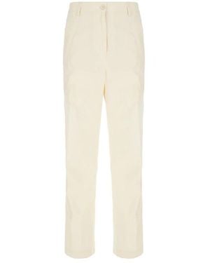 Dries Van Noten Straight Trousers - Natural