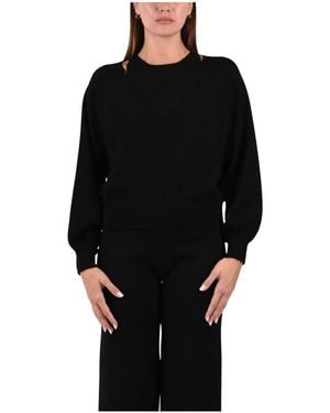 Max Mara Round-Neck Knitwear - Negro