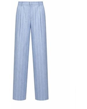 Tagliatore Wide Trousers - Blue