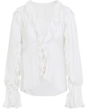 Alberta Ferretti Blouses - White