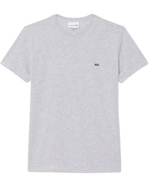 Lacoste Th6709 Pima Katoen T-Shirt - Wit