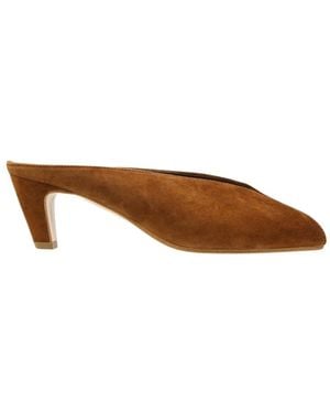 Bianca Di Heeled Mules - Marron