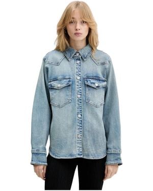 Gestuz Denim Hemden - Blauw