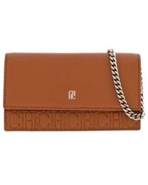 Carolina Herrera Shoulder Bags - Brown