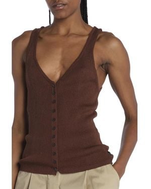 Birgitte Herskind Sleeveless Tops - Marrón