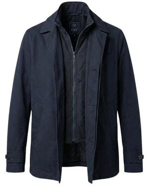 Fay Light Jackets - Blue