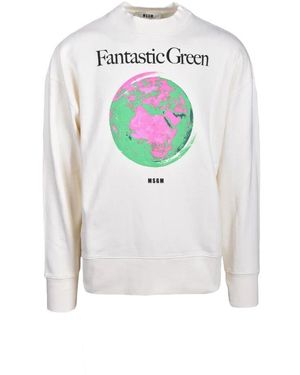 MSGM Sweatshirts - White