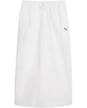 PUMA Midi Skirts - Blanco
