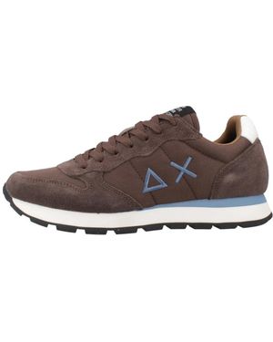 Sun 68 Schoenen ,Bruin ,Leer Tom Solid