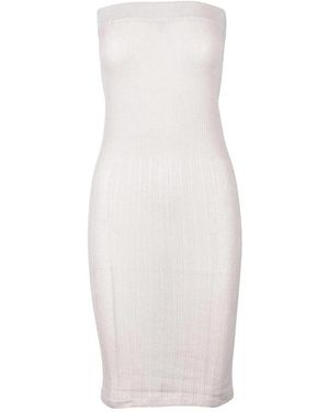 Wild Cashmere Kleedjes ,Kasjmier Zijde Kasjmier Jurk - Wit