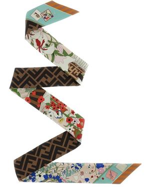 Fendi Silky Scarves - Verde