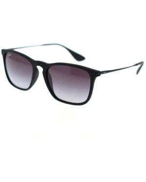 Ray-Ban Schwarze sonnenbrille mit chris-modell - Mettallic