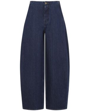 Jil Sander Relaxed Lightweight Denim Broeken - Blauw